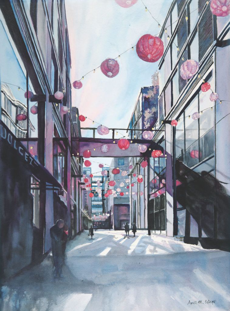 Acrylic paintings from Acrylic Works: April Rimpo